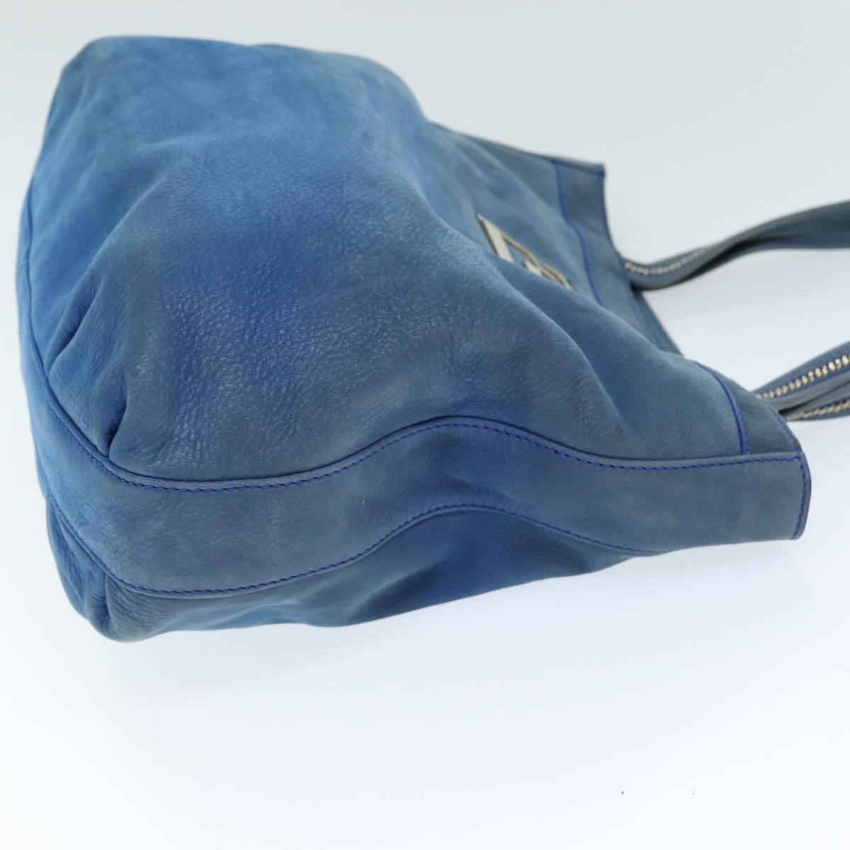 FENDI Tote Bag Leather Blueyk12353