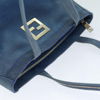 FENDI Tote Bag Leather Blueyk12353