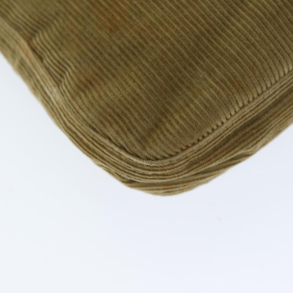 FENDI Mamma Baguette Shoulder Bag Corduroy Brownyk12382