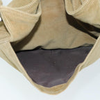 FENDI Mamma Baguette Shoulder Bag Corduroy Brownyk12382