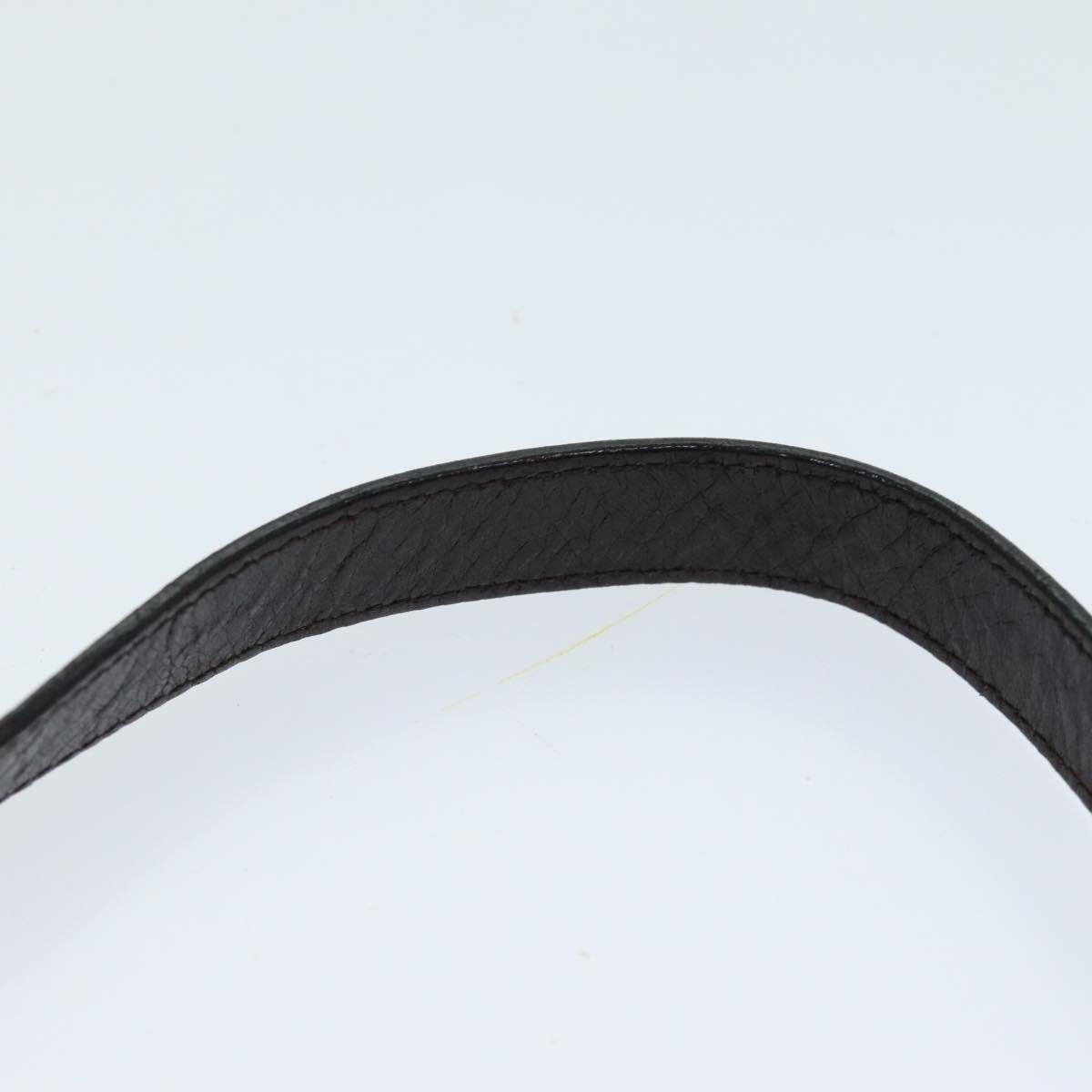 FENDI Zucca Canvas Mamma Baguette Shoulder Bag Black Brownyk12425