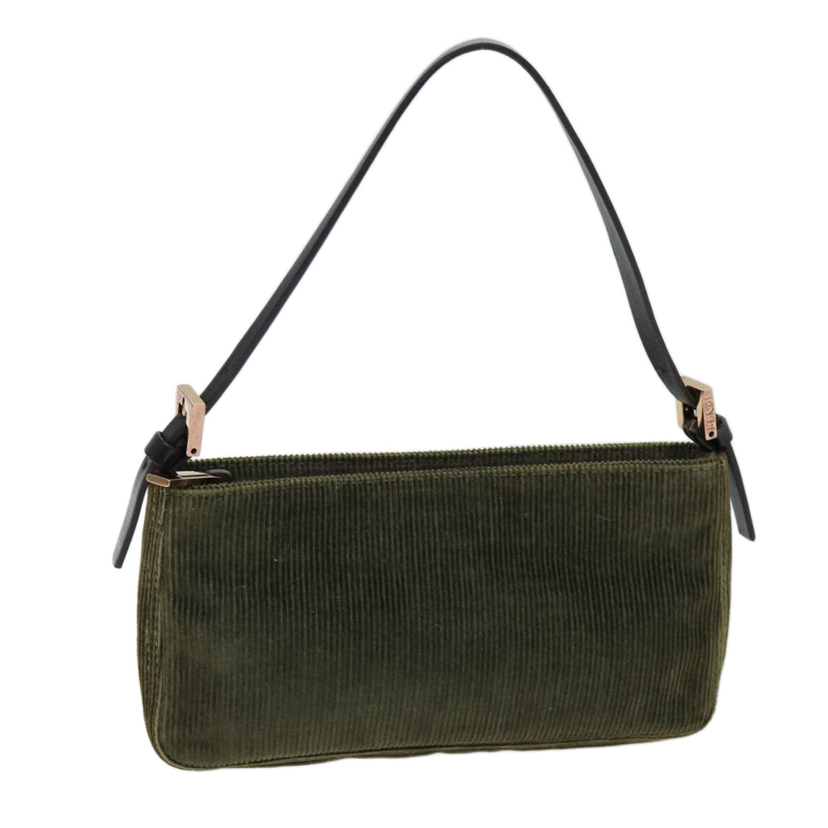 FENDI Accessory Pouch Corduroy Khakiyk12531