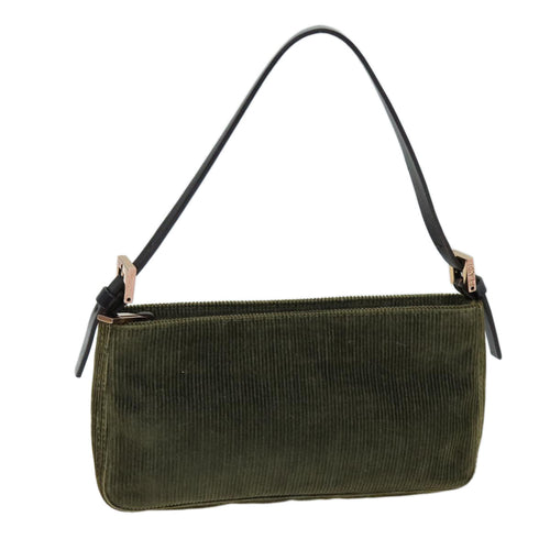 FENDI Accessory Pouch Corduroy Khakiyk12531
