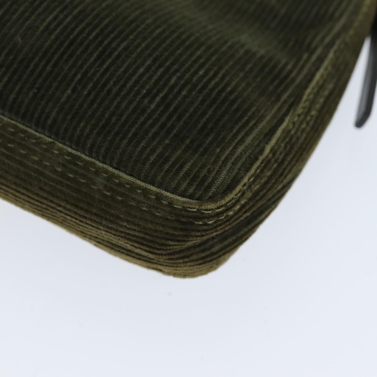 FENDI Accessory Pouch Corduroy Khakiyk12531