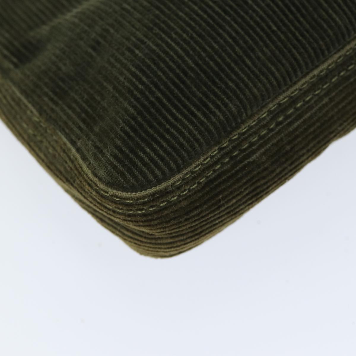 FENDI Accessory Pouch Corduroy Khakiyk12531