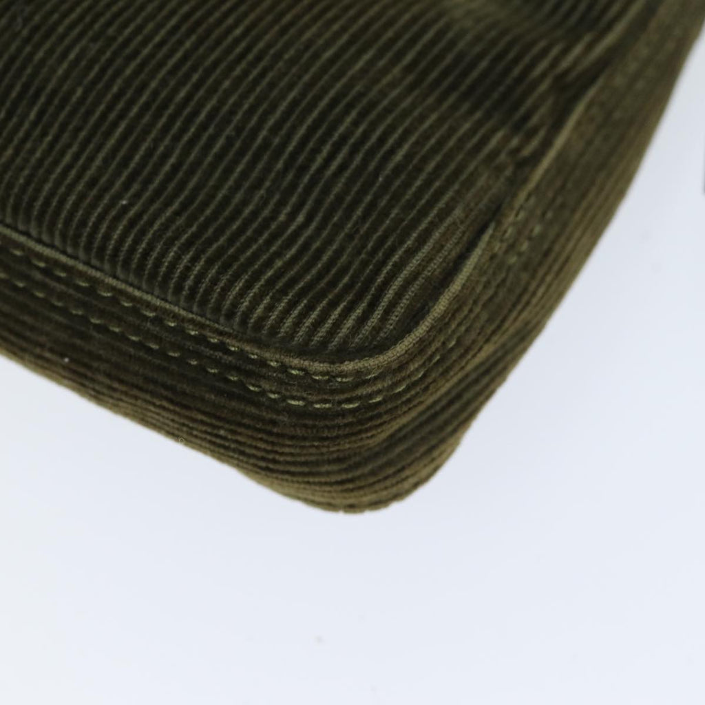 FENDI Accessory Pouch Corduroy Khakiyk12531