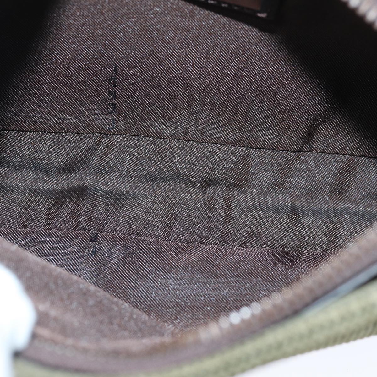 FENDI Accessory Pouch Corduroy Khakiyk12531