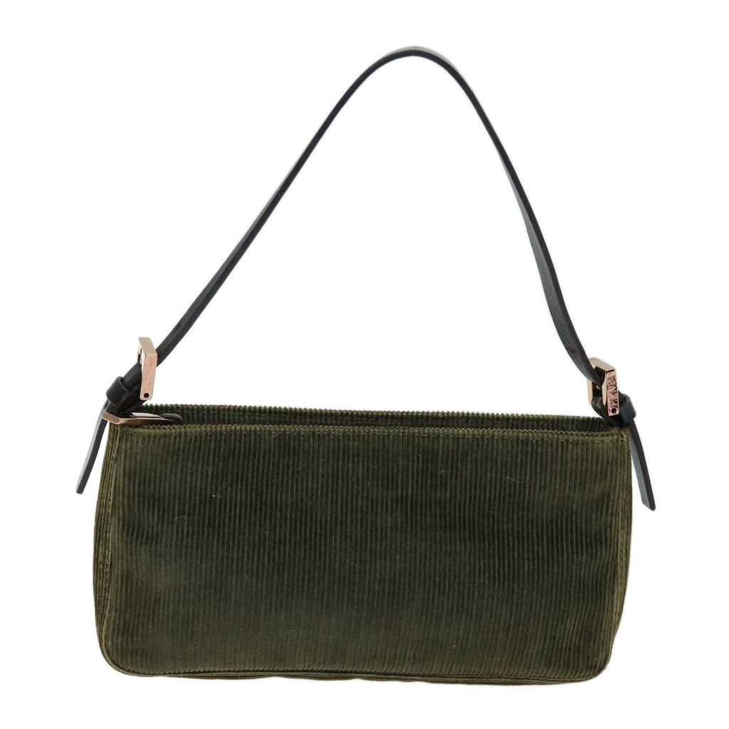 FENDI Accessory Pouch Corduroy Khakiyk12531