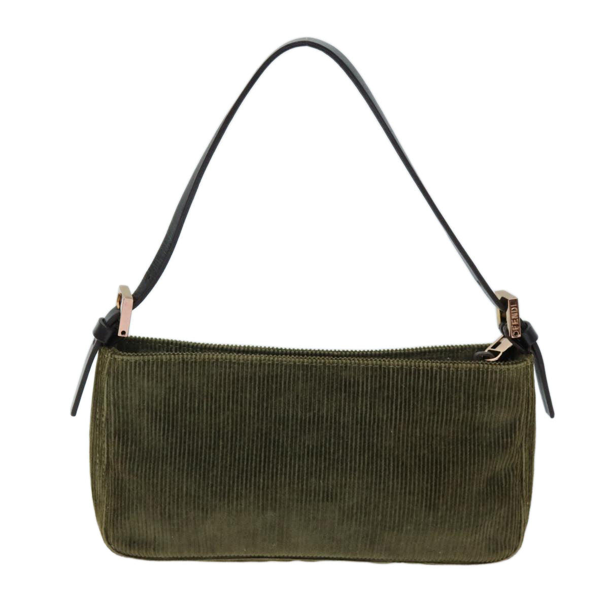 FENDI Accessory Pouch Corduroy Khakiyk12531