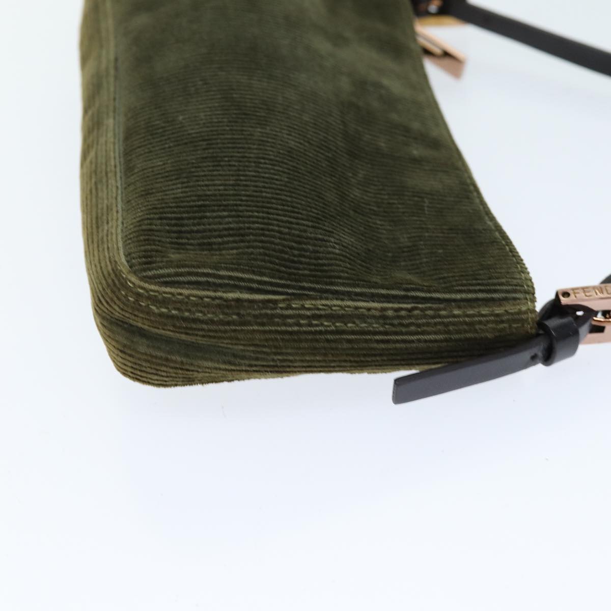FENDI Accessory Pouch Corduroy Khakiyk12531