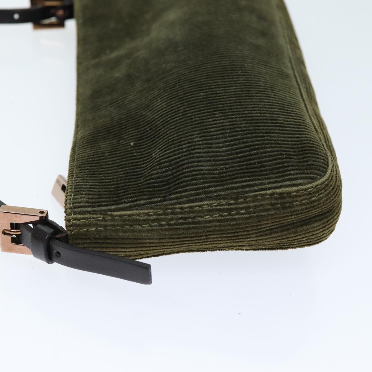 FENDI Accessory Pouch Corduroy Khakiyk12531