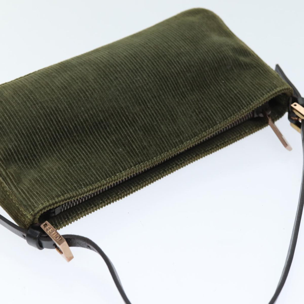 FENDI Accessory Pouch Corduroy Khakiyk12531