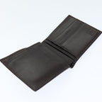 FENDI Zucca Canvas Wallet Black Brownyk12540