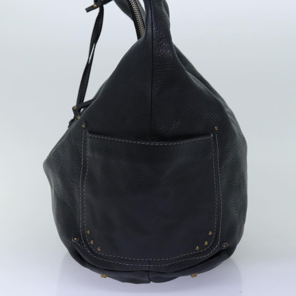 Chloe Paddington Shoulder Bag Leather Black yk12542
