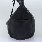 Chloe Paddington Shoulder Bag Leather Black yk12542