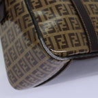 FENDI Zucchino Canvas Hand Bag Beigeyk12558