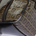 FENDI Zucchino Canvas Hand Bag Beigeyk12558