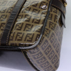 FENDI Zucchino Canvas Hand Bag Beigeyk12558