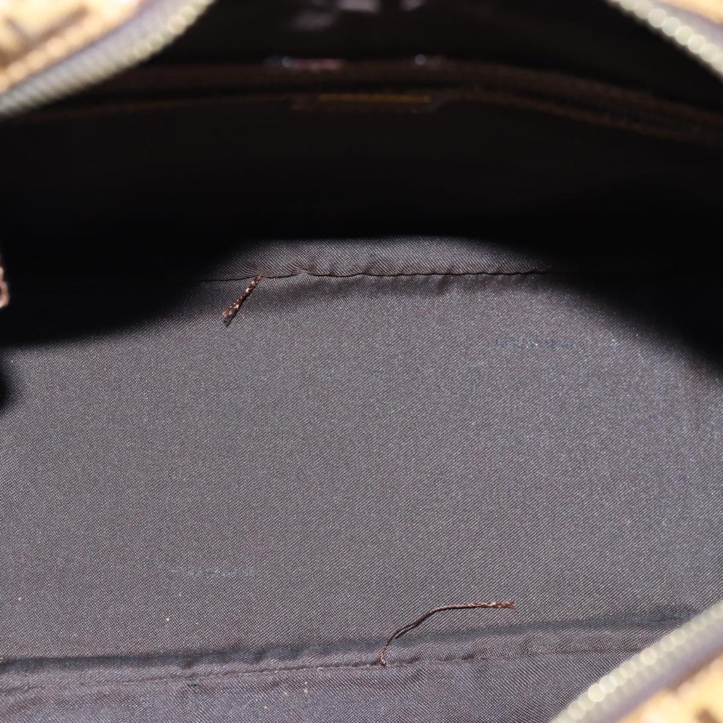 FENDI Zucchino Canvas Hand Bag Beigeyk12558
