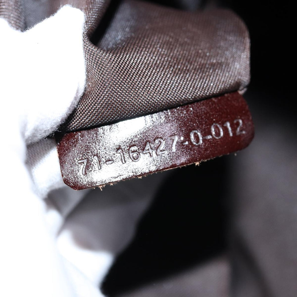 FENDI Zucchino Canvas Hand Bag Beigeyk12558