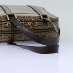 FENDI Zucchino Canvas Hand Bag Beigeyk12558