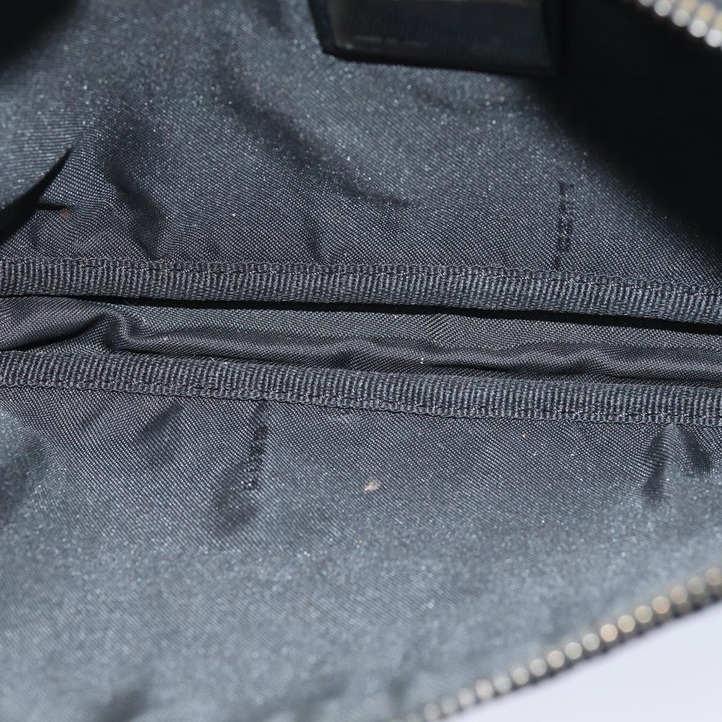 FENDI Zucchino Canvas Hand Bag Blackyk12635