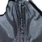 FENDI Zucchino Canvas Hand Bag Blackyk12635