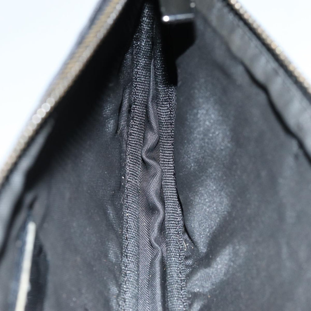 FENDI Zucchino Canvas Hand Bag Blackyk12635