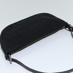 FENDI Zucchino Canvas Hand Bag Blackyk12635