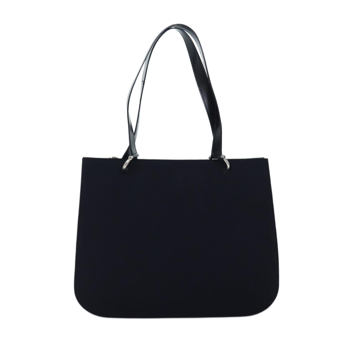 CELINE Tote Bag Nylon Black Auth yk12664