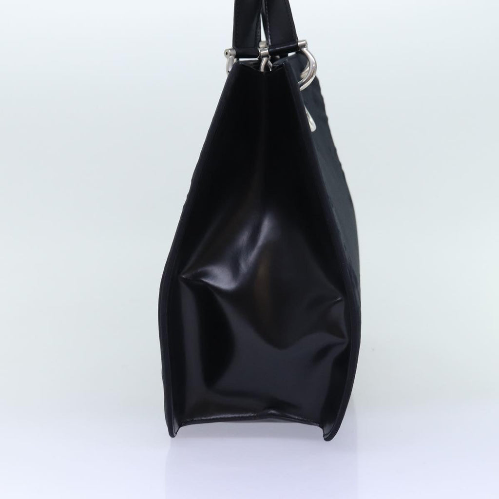 CELINE Tote Bag Nylon Black Auth yk12664