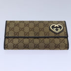 FENDI Gucci GG Canvas Wallet Leather 4Set Black Beige whiteyk12710
