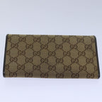 FENDI Gucci GG Canvas Wallet Leather 4Set Black Beige whiteyk12710