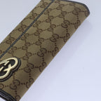 FENDI Gucci GG Canvas Wallet Leather 4Set Black Beige whiteyk12710
