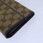 FENDI Gucci GG Canvas Wallet Leather 4Set Black Beige whiteyk12710