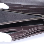 FENDI Gucci GG Canvas Wallet Leather 4Set Black Beige whiteyk12710