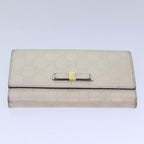 FENDI Gucci GG Canvas Wallet Leather 4Set Black Beige whiteyk12710