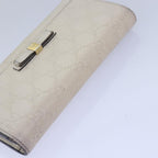 FENDI Gucci GG Canvas Wallet Leather 4Set Black Beige whiteyk12710