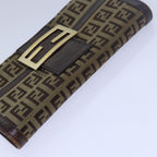 FENDI Gucci GG Canvas Wallet Leather 4Set Black Beige whiteyk12710