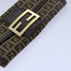 FENDI Gucci GG Canvas Wallet Leather 4Set Black Beige whiteyk12710