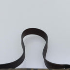 FENDI Zucca Canvas Mamma Baguette Shoulder Bag Black Brownyk12785