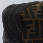 FENDI Zucca Canvas Spy bag Hand Bag Brown Blackyk12800