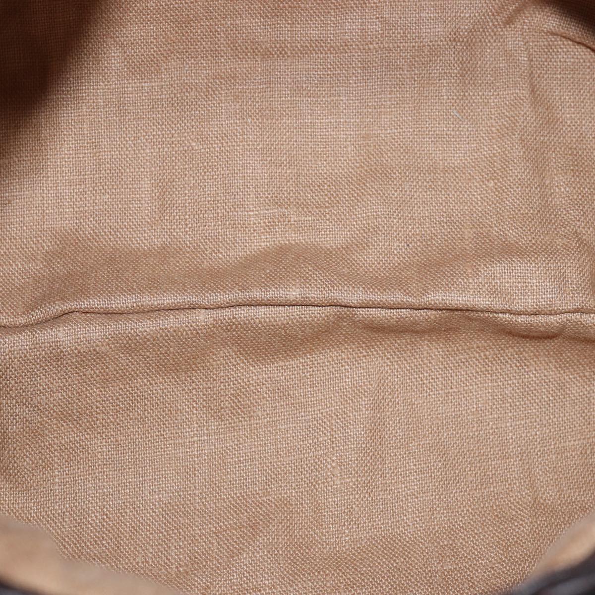 FENDI Zucca Canvas Spy bag Hand Bag Brown Blackyk12800