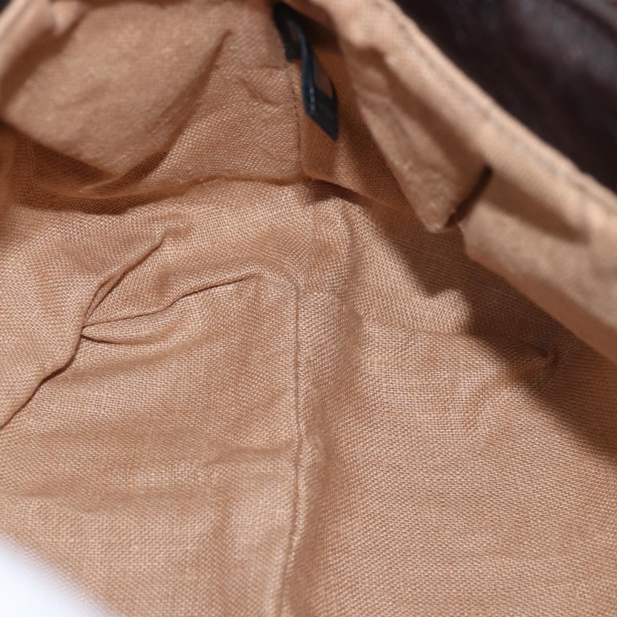 FENDI Zucca Canvas Spy bag Hand Bag Brown Blackyk12800