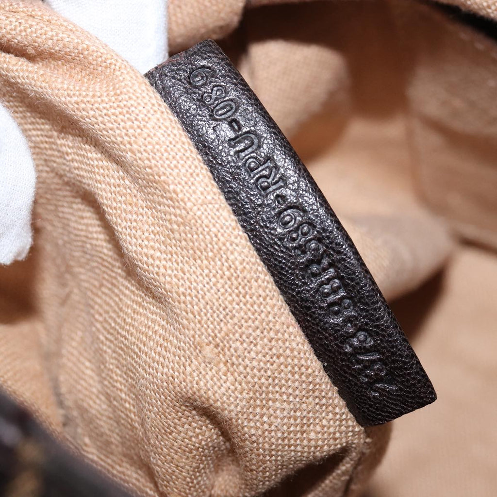 FENDI Zucca Canvas Spy bag Hand Bag Brown Blackyk12800