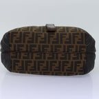 FENDI Zucca Canvas Spy bag Hand Bag Brown Blackyk12800