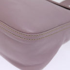 FENDI Mamma Baguette Shoulder Bag Leather Pinkyk12859A