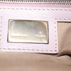 FENDI Mamma Baguette Shoulder Bag Leather Pinkyk12859A