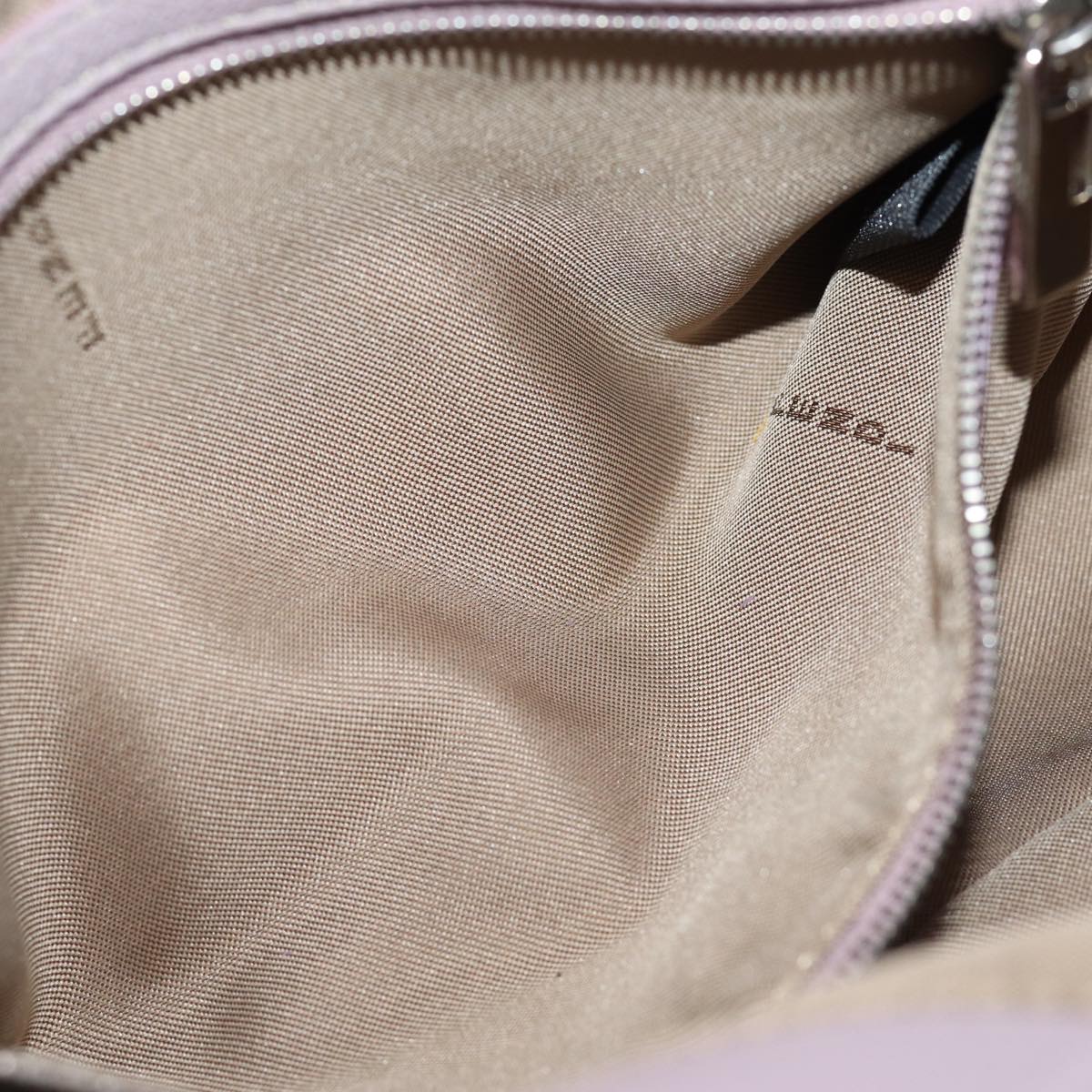 FENDI Mamma Baguette Shoulder Bag Leather Pinkyk12859A