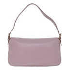 FENDI Mamma Baguette Shoulder Bag Leather Pinkyk12859A